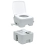 Inodoro portátil gris y blanco de plástico 20 L von , Urinale und mobile Toiletten - Ref: Foro24-42001427, Preis: 107,80 €, R...
