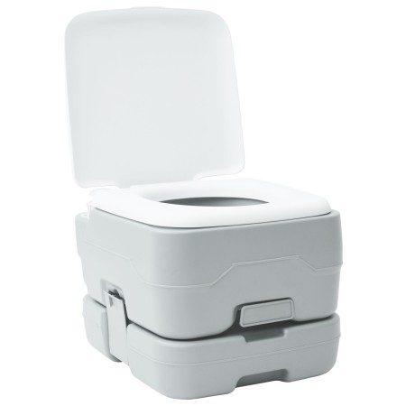 Inodoro portátil  gris 10L de agua limpia y tanques de desechos de 10L | Foro24.es | Tu tienda online para hogar, jardín y más Foro24.es