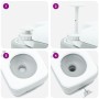 Inodoro portátil  gris 10L de agua limpia y tanques de desechos de 10L | Foro24.es | Tu tienda online para hogar, jardín y más Foro24.es