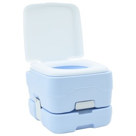 Inodoro de Camping Portátil Azul de 10L de Agua