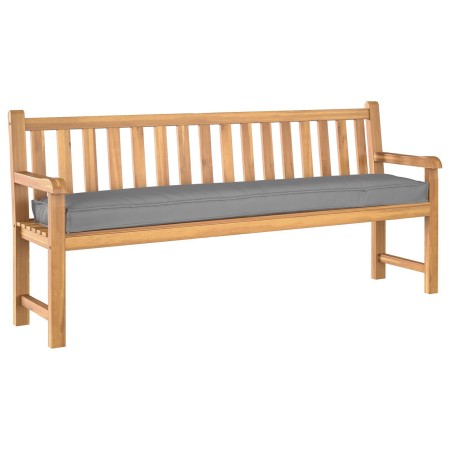 Cojín para Pallet de para Banco Gris 180x40x8 cm Tejido Oxford by , Cushions for chairs and sofas - Ref: Foro24-42001669, Pri...