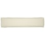 Cojín para palets de para banco Crema 180x40x8 cm Tela Oxford by , Cushions for chairs and sofas - Ref: Foro24-42001670, Pric...