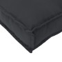 Cojín de Paleta para Banco Negro 180x40x8 cm Tela Oxford by , Cushions for chairs and sofas - Ref: Foro24-42001672, Price: 44...