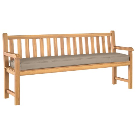 Cojín para banco Taupe 180x40x8 cm Tela Oxford by , Cushions for chairs and sofas - Ref: Foro24-42001673, Price: 44,36 €, Dis...