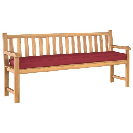 Cojín de Pallet para Banco Color Borgoña 180x40x8 cm Tela Oxford | Foro24.es | Tu tienda online para hogar, jardín y más Foro24.es