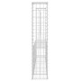 U-förmiger Gabionenkorb 2 Eisenpfosten 140x20x100 cm von vidaXL, Zaunpaneele - Ref: Foro24-151275, Preis: 69,60 €, Rabatt: %