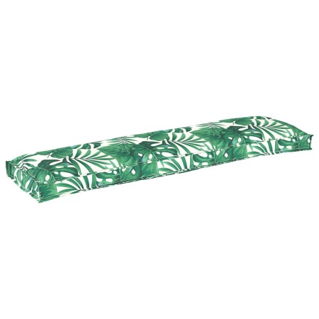 Cojines de Palets para Banco 2 pcs Patrón de Hojas 150x40x8 cm Tela Oxford | Foro24.es | Tu tienda online para hogar, jardín y más Foro24.es
