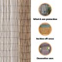 valla de caña de jardín 400x140 cm von , Zaunpaneele - Ref: Foro24-42001752, Preis: 54,69 €, Rabatt: %