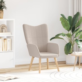 Sillón Relaxante VidaXL de Tela de Lana Curly