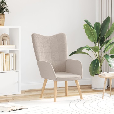 Sillón Relaxante VidaXL de Tela de Lana Curly Gris Claro | Foro24.es | Tu tienda online para hogar, jardín y más Foro24.es