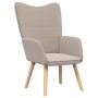 Sillón Relaxante VidaXL de Tela de Lana Curly Gris Claro | Foro24.es | Tu tienda online para hogar, jardín y más Foro24.es