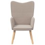 Sillón Relaxante VidaXL de Tela de Lana Curly Gris Claro | Foro24.es | Tu tienda online para hogar, jardín y más Foro24.es