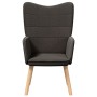 Sillón relajante  de tela gris oscuro parecida a la lana | Foro24.es | Tu tienda online para hogar, jardín y más Foro24.es
