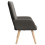 Sillón relajante  de tela gris oscuro parecida a la lana | Foro24.es | Tu tienda online para hogar, jardín y más Foro24.es