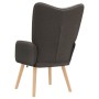Sillón relajante  de tela gris oscuro parecida a la lana | Foro24.es | Tu tienda online para hogar, jardín y más Foro24.es