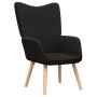 Sillón Relax de  en Tela Similar a Lana Rizada Negra | Foro24.es | Tu tienda online para hogar, jardín y más Foro24.es