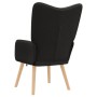 Sillón Relax de  en Tela Similar a Lana Rizada Negra | Foro24.es | Tu tienda online para hogar, jardín y más Foro24.es
