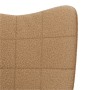 Sillón Relajante Beige de Tela Similar a Lana Rizada | Foro24.es | Tu tienda online para hogar, jardín y más Foro24.es