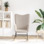 Sillón Relajante  Gris Claro con Tela Curly Parecida a la Lana | Foro24.es | Tu tienda online para hogar, jardín y más Foro24.es