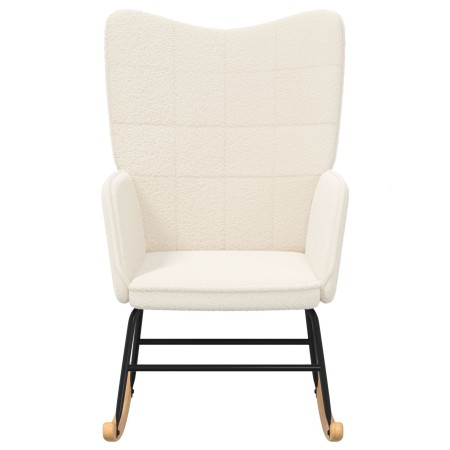 Sillón Relax de  de tela parecida a lana rizada color crema | Foro24.es | Tu tienda online para hogar, jardín y más Foro24.es