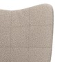 Sillón Relajante  Gris Claro con Tela Curly Parecida a la Lana | Foro24.es | Tu tienda online para hogar, jardín y más Foro24.es