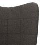 Sillón relajante  en tejido gris oscuro similar a lana rizada | Foro24.es | Tu tienda online para hogar, jardín y más Foro24.es