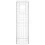 Iron gabion pole basket 40x40x140 cm by vidaXL, fence posts - Ref: Foro24-151262, Price: 47,72 €, Discount: %