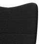 Sillón Relajante Negro de Tela Parecida a Lana de , Sillones - Ref: Foro24-42001787, Precio: 106,75 €