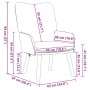 Sillón Relajante gris claro de tejido rizado similar a la lana by , Armchairs - Ref: Foro24-42001789, Price: 98,24 €, Discoun...
