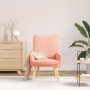 Sillón Relajante Rosa de Tela Suave | Foro24.es | Tu tienda online para hogar, jardín y más Foro24.es