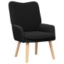 Sillón Relajante  Negro de Tela Similar a Lana Rizada | Foro24.es | Tu tienda online para hogar, jardín y más Foro24.es