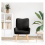 Sillón Relajante  Negro de Tela Similar a Lana Rizada | Foro24.es | Tu tienda online para hogar, jardín y más Foro24.es