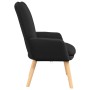 Sillón Relajante  Negro de Tela Similar a Lana Rizada | Foro24.es | Tu tienda online para hogar, jardín y más Foro24.es