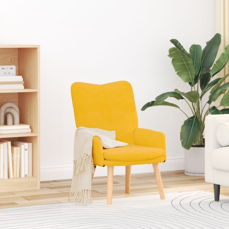 Sillón Relax de  en Pana Amarilla Clara | Foro24.es | Tu tienda online para hogar, jardín y más Foro24.es