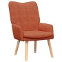 Sillón Relajante Rojo Naranja de Tela de Pana by , Armchairs - Ref: Foro24-42001801, Price: 100,35 €, Discount: %