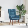 Sillón Relajante de Terciopelo Azul | Foro24.es | Tu tienda online para hogar, jardín y más Foro24.es