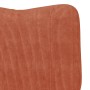 Sillón Relajante Rojo Naranja de Tela de Pana by , Armchairs - Ref: Foro24-42001801, Price: 100,35 €, Discount: %