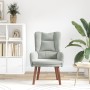 Sillón Relajante en Terciopelo Gris Claro | Foro24.es | Tu tienda online para hogar, jardín y más Foro24.es