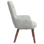 Sillón Relajante en Terciopelo Gris Claro | Foro24.es | Tu tienda online para hogar, jardín y más Foro24.es