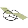 Rocking loungers 2 units steel and cream textilene by vidaXL, Loungers - Ref: Foro24-318134, Price: 144,92 €, Discount: %