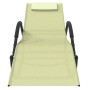 Rocking loungers 2 units steel and cream textilene by vidaXL, Loungers - Ref: Foro24-318134, Price: 144,92 €, Discount: %