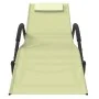 Rocking loungers 2 units steel and cream textilene by vidaXL, Loungers - Ref: Foro24-318134, Price: 145,39 €, Discount: %