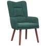 Sillón Relax de Terciopelo Verde Oscuro