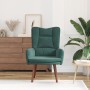 Sillón Relax de Terciopelo Verde Oscuro