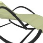 Schaukelliegen 2 Stück aus Stahl und cremefarbenem Textilene von vidaXL, Liegen - Ref: Foro24-318134, Preis: 144,92 €, Rabatt: %