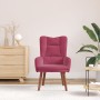 Sillón Relaxante de Terciopelo Rojo Vino | Foro24.es | Tu tienda online para hogar, jardín y más Foro24.es