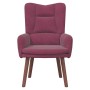Sillón Relaxante de Terciopelo Rojo Vino | Foro24.es | Tu tienda online para hogar, jardín y más Foro24.es