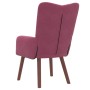 Sillón Relaxante de Terciopelo Rojo Vino | Foro24.es | Tu tienda online para hogar, jardín y más Foro24.es