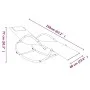 Rocking loungers 2 units steel and cream textilene by vidaXL, Loungers - Ref: Foro24-318134, Price: 145,39 €, Discount: %