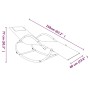 Schaukelliegen 2 Stück aus Stahl und cremefarbenem Textilene von vidaXL, Liegen - Ref: Foro24-318134, Preis: 144,92 €, Rabatt: %
